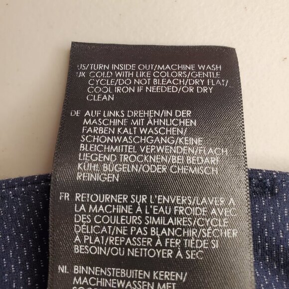 LIVERPOOL SZ 14/32 Navy Blue Comfort Stretch Woven Knit Trouser Pant - Picture 12 of 13